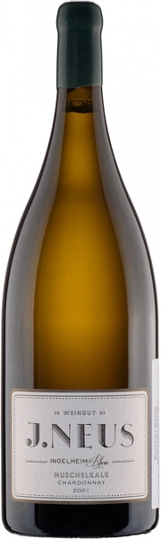 Вино Weingut J. Neus, Ingelheim am Rhein Muschelkalk Chardonnay, 2021, 1.5 л