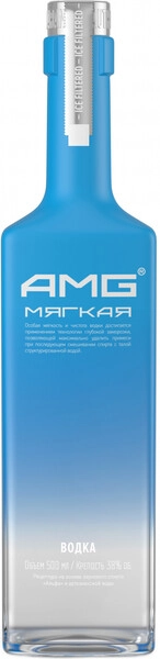 Водка АМГ Ледяная фильтрация, Мягкая, 0.5 л