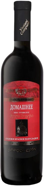 Вино Старый Метехи Домашнее Красное полусладкое