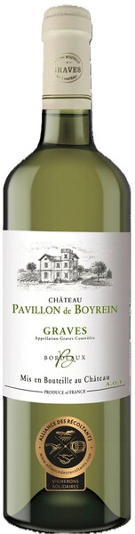 Вино Chateau Pavillon de Boyrein Blanc, Graves AOC, 2024