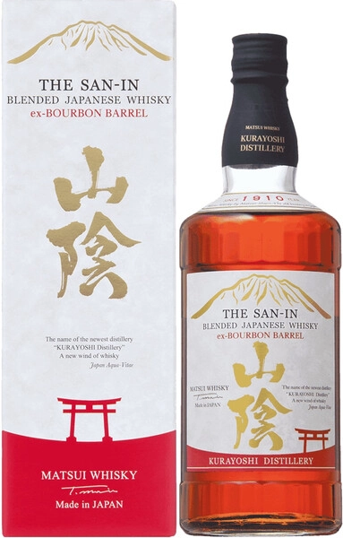 Виски The San-In ex-Bourbon Barrel, gift box, 0.7 л