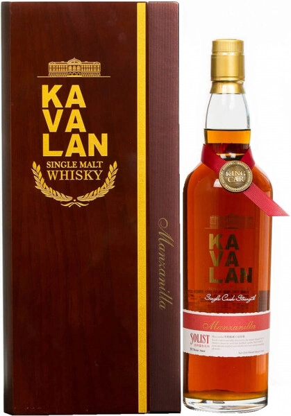 Виски Kavalan, Solist Manzanilla Single Cask (57,1%), wooden box, 0.75 л