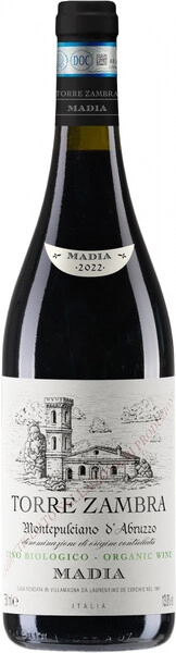 Вино Torre Zambra, Madia Montepulciano d'Abruzzo DOC, 2022