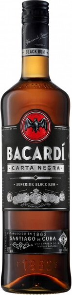 Ром Bacardi Carta Negra, 0.5 л