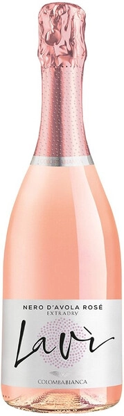 Игристое вино Colomba Bianca, Lavi Nero d'Avola Rose Extra Dry, Sicilia DOC
