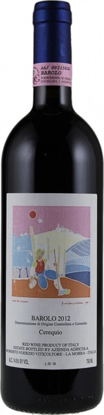 Вино Roberto Voerzio, Barolo Cerequio, 2012