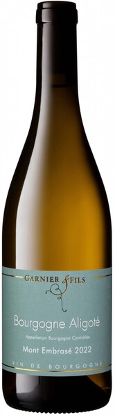 Вино Domaine Garnier & Fils, Bourgogne Aligote Mont Embrase AOC, 2022