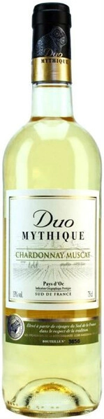 Вино Val d'Orbieu-Uccoar, Duo Mythique Muscat-Chardonnay, Pays d'Oc IGP, 2013