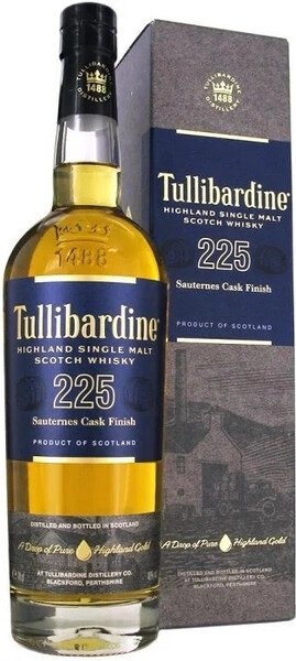 Виски Tullibardine, 225 Sauternes Finish, gift box, 0.7 л