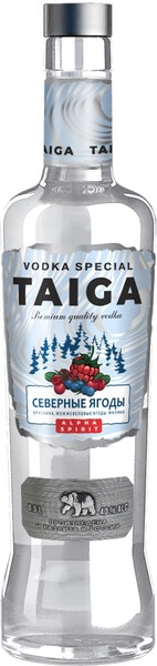 Водка Тайга Северные Ягоды, 0.5 л