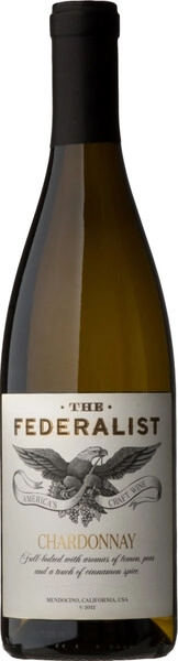 Вино The Federalist Chardonnay, Mendocino County, 2023