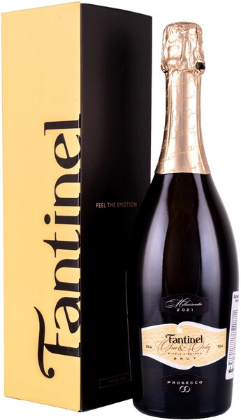 Игристое вино Fantinel, One and Only Prosecco Brut Millesimato, 2021, gift box