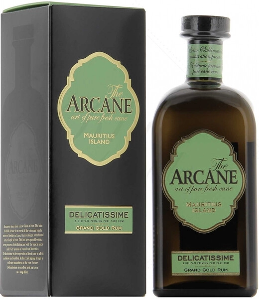 Ром The Arcane, Delicatissime Grand Gold Rum, gift box, 0.7 л
