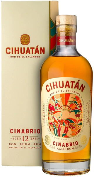 Ром Cihuatan Cinabrio 12 Years Old, gift box, 0.7 л