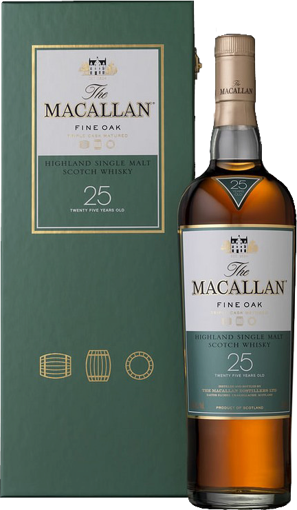 Виски Macallan Fine Oak 25 Years Old, gift box, 0.7 л