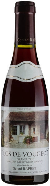 Вино Gerard Raphet, Clos de Vougeot Grand Cru AOC, 2013, 375 мл