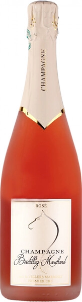 Шампанское Boutillez Marchand, Champagne Premier Cru Rose AOC, 2018