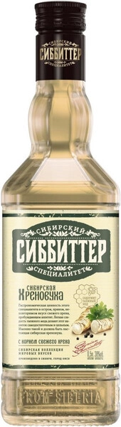 Ликер Сиббиттер Сибирский Специалитет, Сибирская хреновуха, настойка горькая, 0.5 л