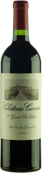 Вино Chateau Canon, Saint-Emilion AOC 1er Grand Cru Classe B, 2002, 375 мл