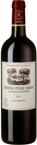 Вино Chateau Peyre-Lebade, Haut-Medoc AOC, 2011