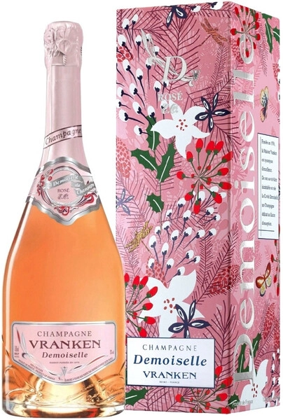 Шампанское Vranken, Demoiselle Rose Brut, 2018, gift box