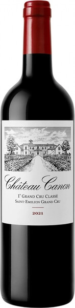 Вино Chateau Canon, Saint-Emilion AOC 1er Grand Cru Classe B, 2021