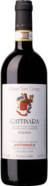 Вино Antoniolo, Gattinara Osso San Grato Riserva DOCG, 2019