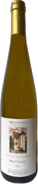 Вино Domaine Ernest Burn, Pinot Blanc, Alsace AOC, 2021
