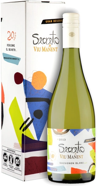 Вино Viu Manent, Secreto Sauvignon Blanc, Casablanca DO, 2023, gift box