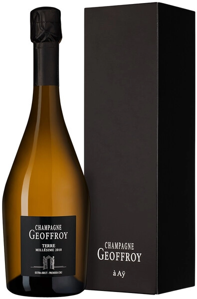 Шампанское Champagne Geoffroy, Terre Extra Brut Premier Cru, 2010, gift box
