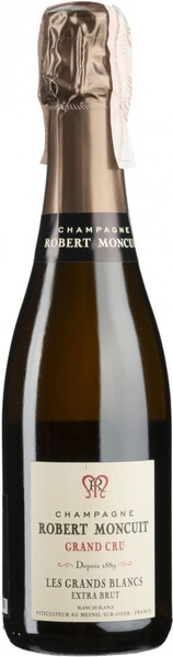 Шампанское Robert Moncuit, "Les Grands Blancs" Grand Cru Extra Brut, Champagne AOC, 375 мл