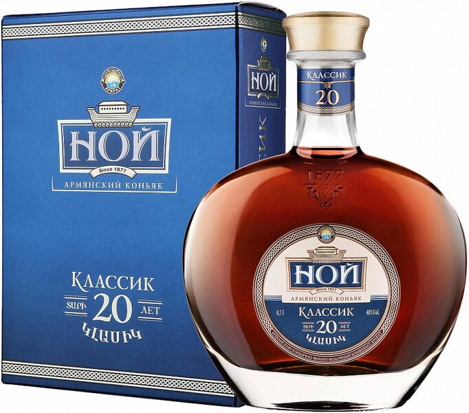 Коньяк Ной Классик 20-летний, в подарочной коробке, 0.7 л
