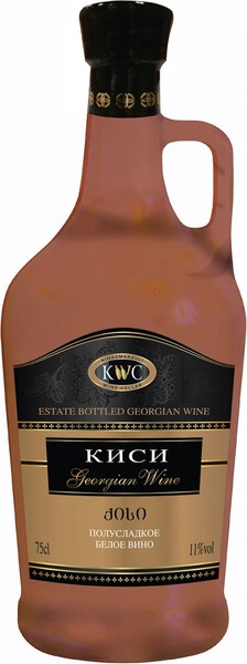Вино KWC, Sakhli Kisi White Semi-Sweet, ceramic jug