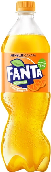 Вода Fanta Orange, PET, 1 л