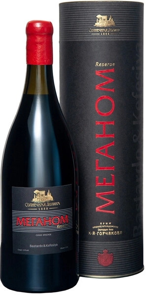 Вино Меганом Красное, в тубе, 1.5 л