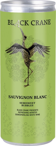 Игристое вино Kazayak Vin, Black Crane Sauvignon Blanc, in can, 250 мл