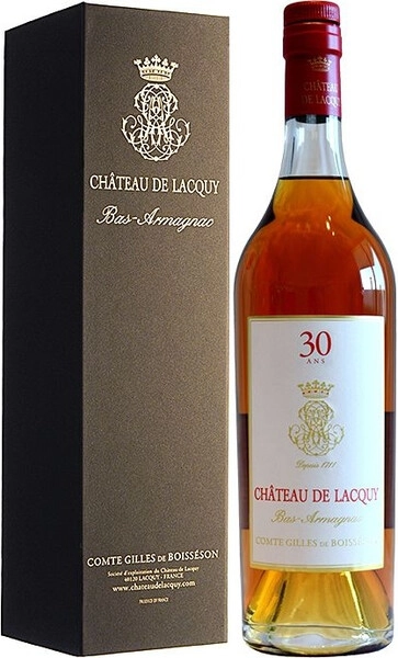 Арманьяк Chateau de Lacquy, Bas-Armagnac 30 Ans, gift box, 0.7 л
