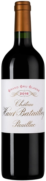 Вино Chateau Haut-Batailley, Pauillac AOC 5-eme Grand Cru Classe, 2016