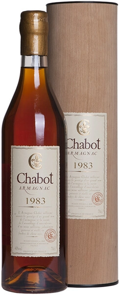 Арманьяк Chabot, 1983, gift tube, 0.7 л