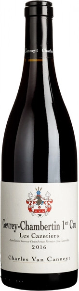 Вино Charles Van Canneyt, Gevrey-Chambertin 1-er Cru Les Cazetiers AOC, 2016