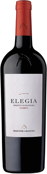 Вино Produttori di Manduria, Elegia Riserva, Primitivo di Manduria DOP, 2021