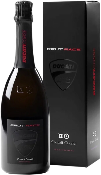 Игристое вино Contadi Castaldi, Ducati Corse Brut Race, Franciacorta DOCG, gift box