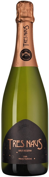 Игристое вино Domenio Wines, Tres Naus Brut Reserva, Cava DO, 2018
