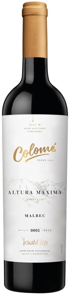 Вино Colome, "Altura Maxima" Malbec, 2019