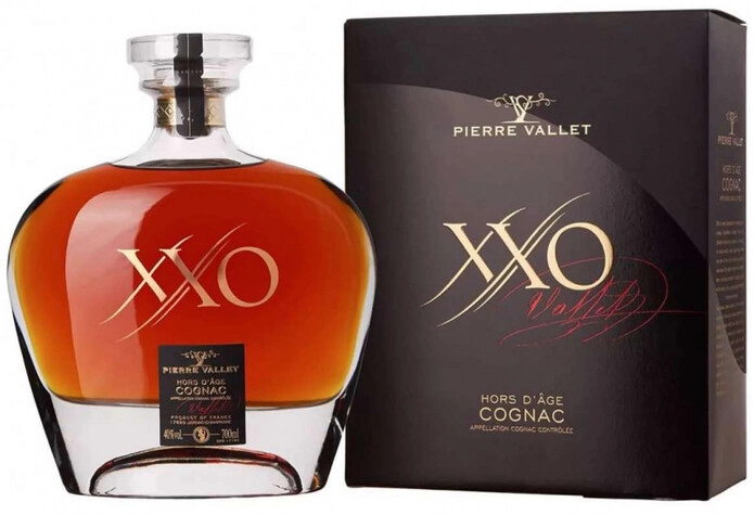 Коньяк Pierre Vallet XXO Hors d'Age, Cognac AOC, gift box, 0.7 л
