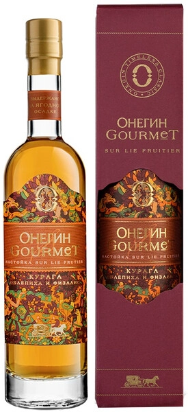 Ликер Онегин, Гурмэ Курага, Облепиха и Физалис, в подарочной коробке, 200 мл
