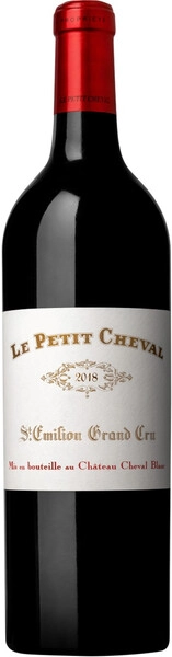 Вино Le Petit Cheval, Saint Emilion Grand Cru AOC, 2018