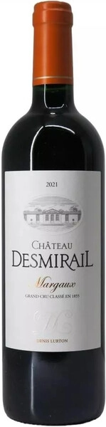 Вино Chateau Desmirail, Margaux Grand Cru Classe AOC, 2021