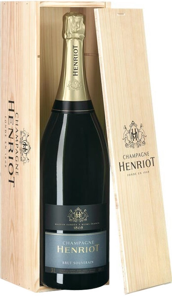 Шампанское Henriot, "Souverain" Brut, wooden box, 3 л