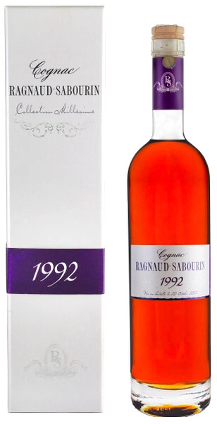 Коньяк Ragnaud-Sabourin, Grande Champagne 1er Cru AOC, 1992, gift box, 0.7 л